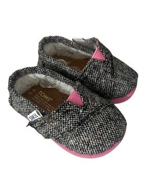 Toms Baby Girls Tweed Shoes Size T3